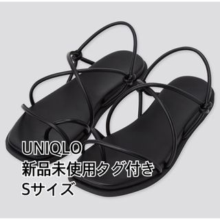 UNIQLO - 新品未使用タグ付き　コンフィールタッチストラップフラットサンダル ユニクロ