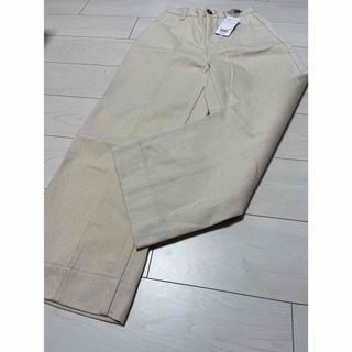 BEAMS - 新品　タグ付き　ビームス　コットン　セミワイドパンツ　S