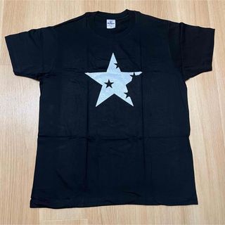 訳あり　未使用　プリント　Tシャツ　星　STAR  Mサイズ　ブラック(Tシャツ/カットソー(半袖/袖なし))