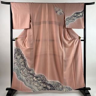 訪問着 身丈161cm 裄丈67cm 正絹 秀品 【中古】(着物)