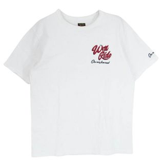 ウエストライド WEST RIDE バックプリント Ｔシャツ カットソー 半袖 ホワイト系 38【中古】(シャツ)