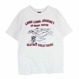 ウエストライド WEST RIDE バックプリント Ｔシャツ カットソー 半袖 ホワイト ホワイト系 38【中古】(シャツ)