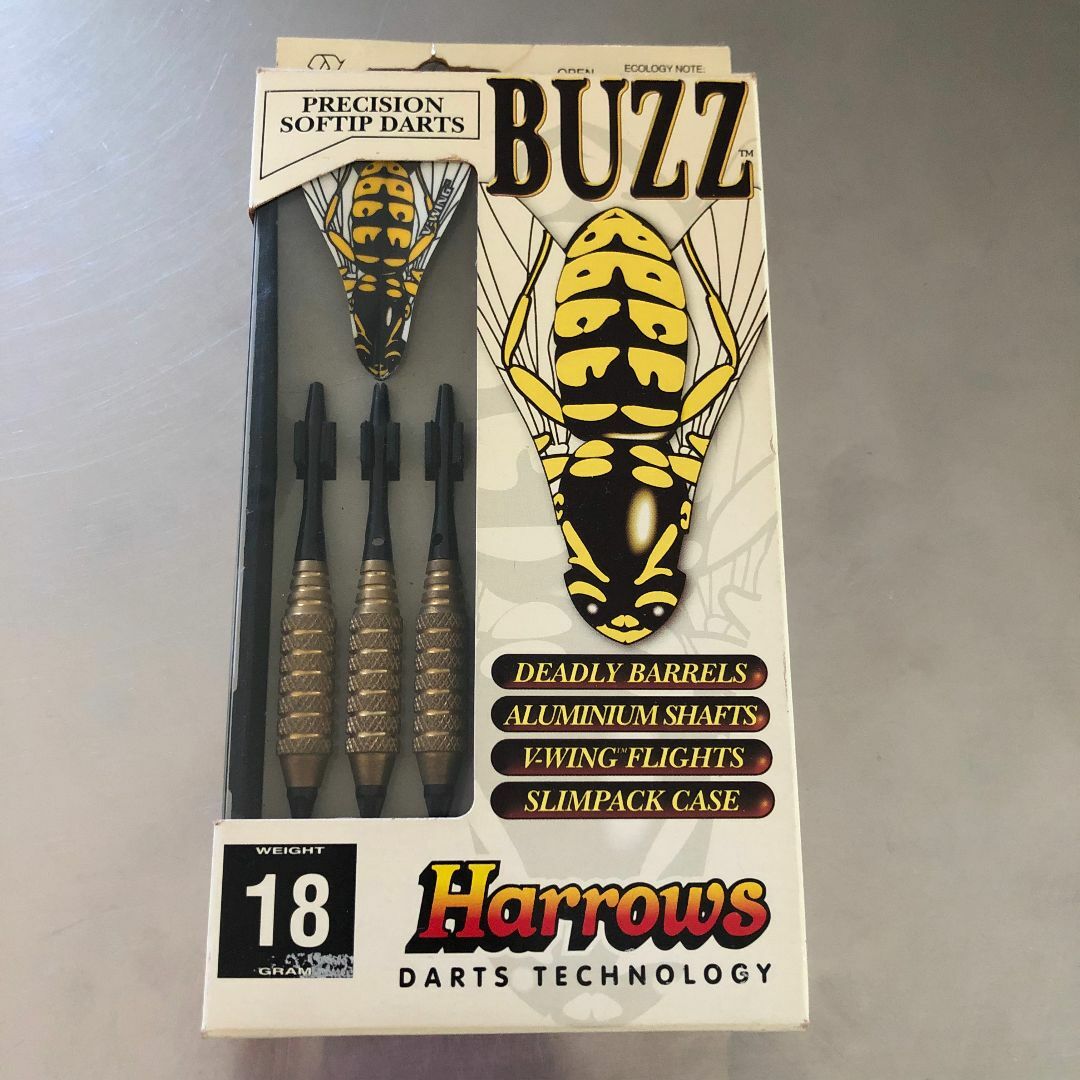 廃盤超希少旧パッケージ!ハローズ ダーツセット BUZZ 18g バズ 新品の通販 by mayano527's shop|ラクマ 廃盤超希少旧パッケージ!ハローズ ダーツセット BUZZ 18g バズ 新品の通販 by mayano527's shop|ラクマ