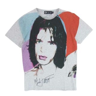 HYSTERIC GLAMOUR ヒステリックグラマー  0443CT03 Andy Warhol アンディウォーホール クルーネック 半袖 Tシャツ カットソー グレー系 L【中古】