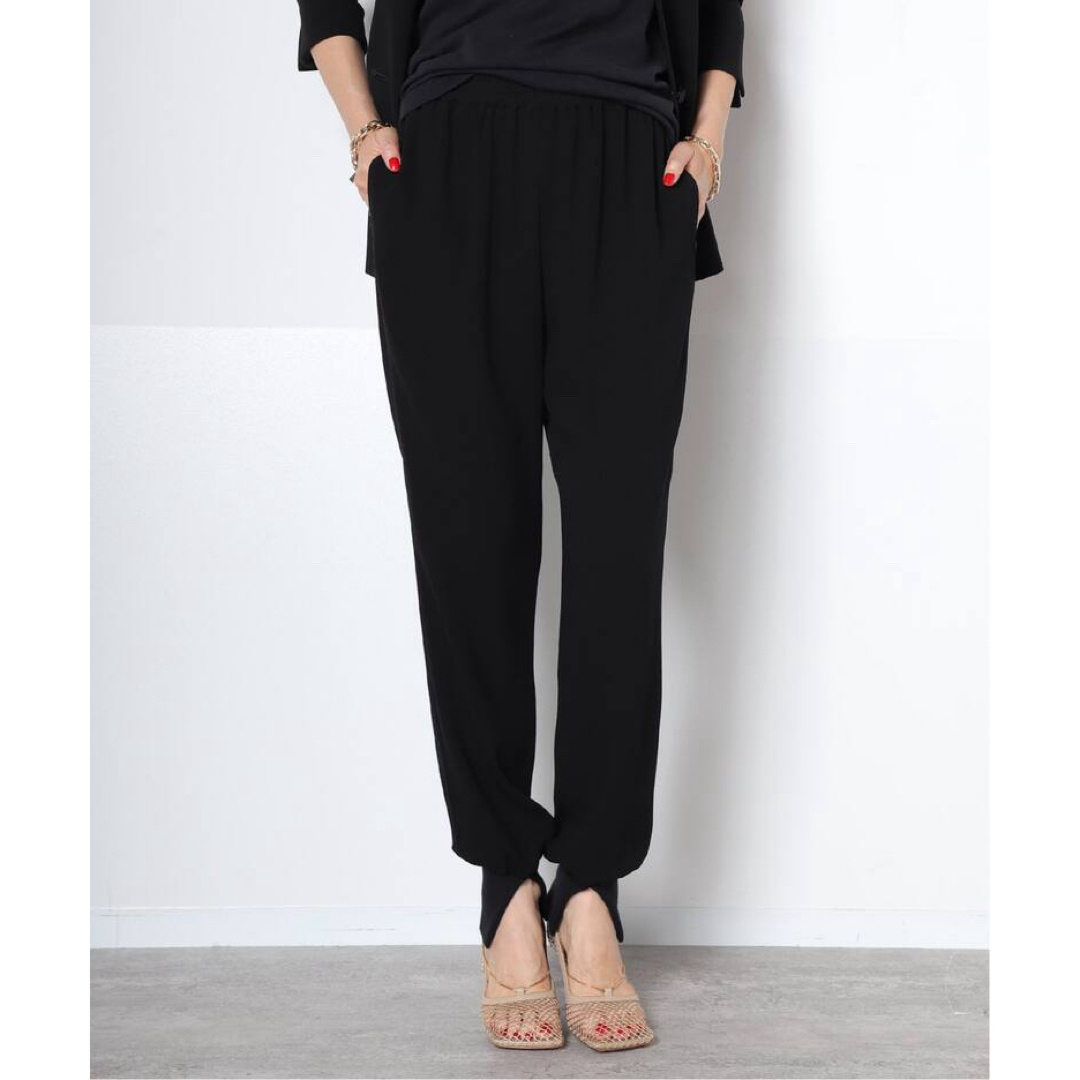 Col Pierrot/コルピエロ ジョーゼットスソリブパンツribpants Col Pierrot/コルピエロ ジョーゼットスソリブパンツribpants