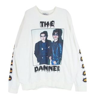 キディル KIDILL  18AW KL299 THE DAMNED ダムド フォト プリント スウェット トレーナー ホワイト系 FREE【中古】(スウェット)