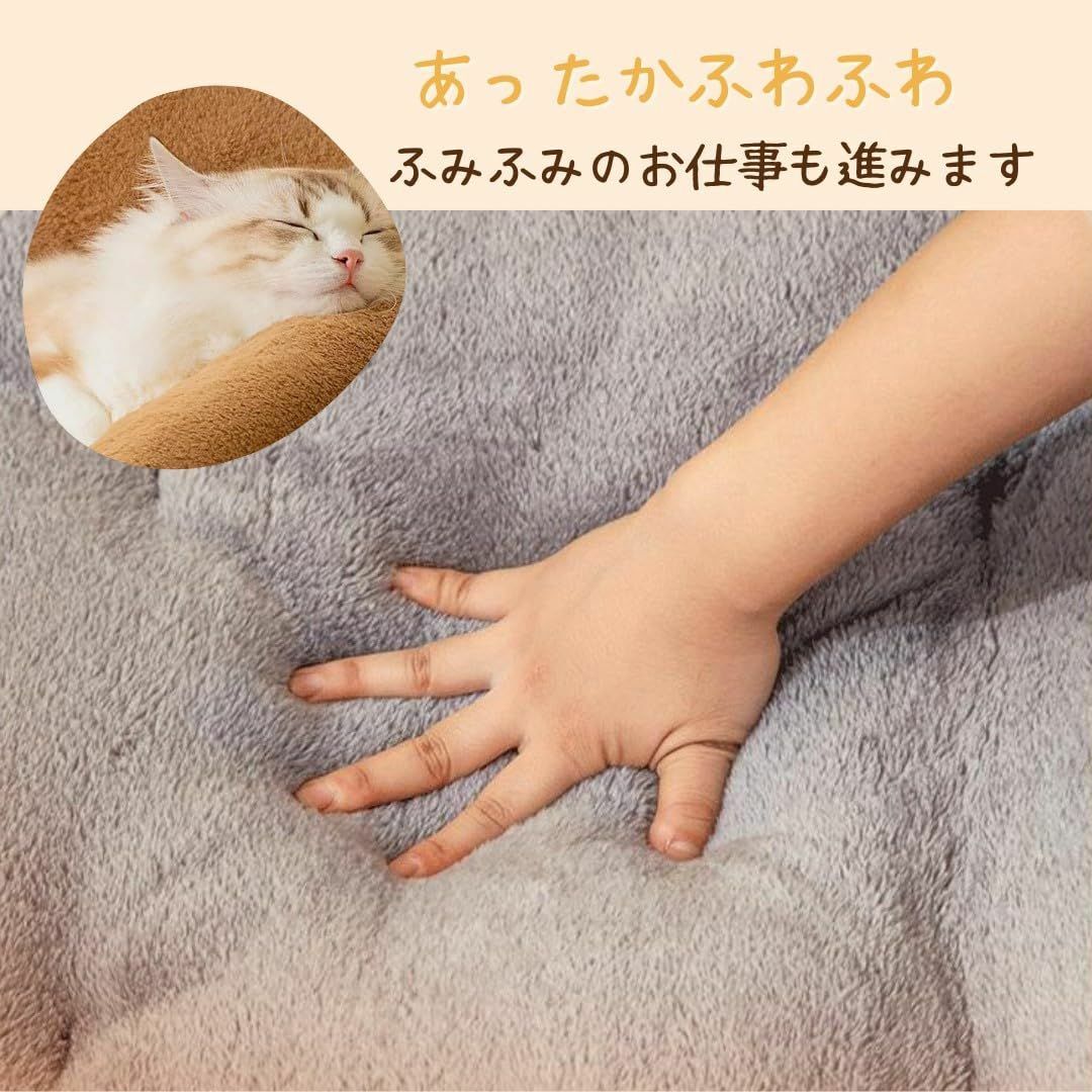 【色: ベージュ M】ペットベット 犬用 猫用 冬 あったか ふんわり ベージュ その他のペット用品(犬)の商品写真