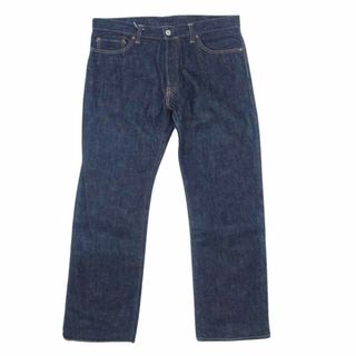 MOMOTARO JEANS 桃太郎ジーンズ LEVEL 4 ボタンフライ デニム パンツ ジーンズ インディゴブルー系 36【中古】(その他)