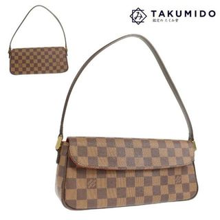 ルイヴィトン(LOUIS VUITTON)のルイヴィトン ショルダーバッグ レコレーター N51299 中古 ダミエライン ブラウン LOUIS VUITTON 【中古】|  シンプル バック 鞄 カバン 肩掛け ファッション ルイビトン ABランク(ショルダーバッグ)