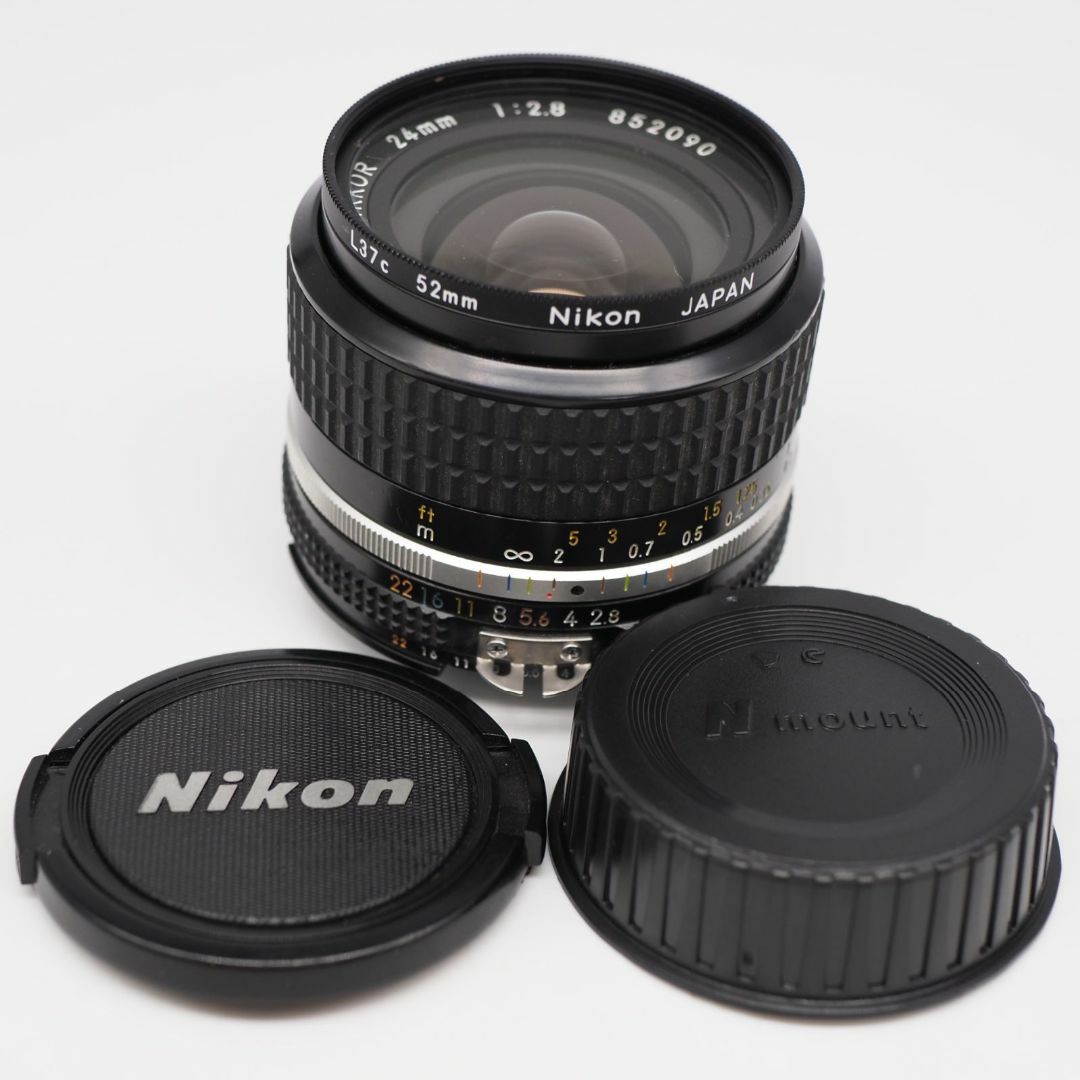 Nikon(ニコン)の■極上品■ Nikon MFレンズ Ai 24mm F2.8 スマホ/家電/カメラのカメラ(レンズ(単焦点))の商品写真