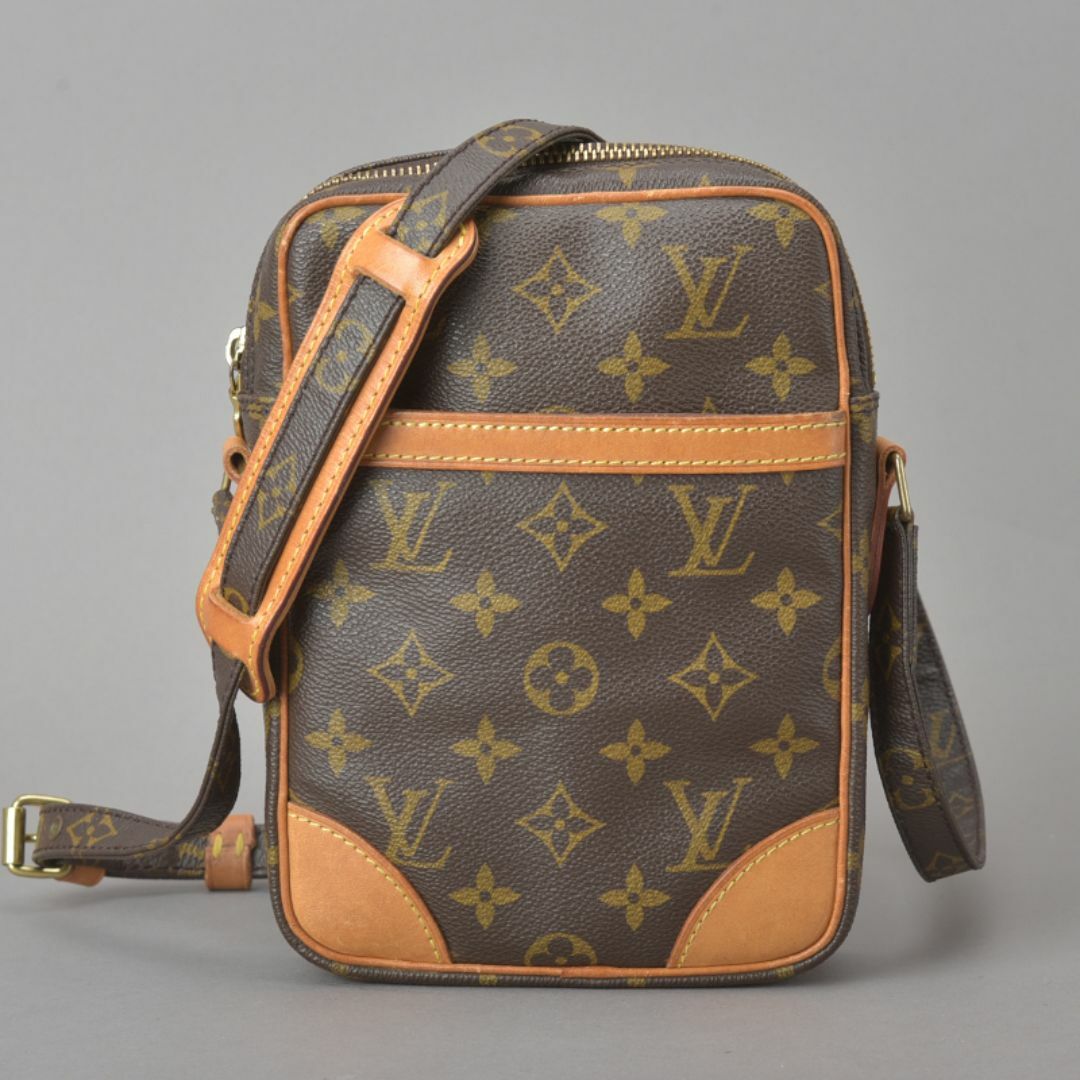 LOUIS VUITTON - ルイヴィトン◇ダヌーブ ショルダーバッグ モノグラム レザー 内ベタ無し 鞄