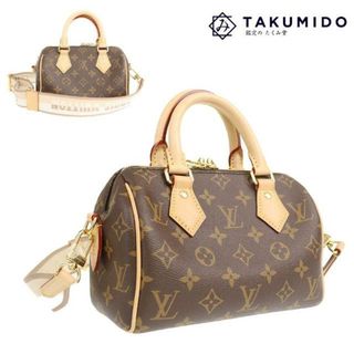 ルイヴィトン(LOUIS VUITTON)のルイヴィトン スピーディ バンドリエール 20 M46222 中古 モノグラム ブラウン レザー LOUIS VUITTON 【中古】 | 2WAY ハンド バック レディース 茶 ブランド LV ヴィトン ランクSA(ショルダーバッグ)