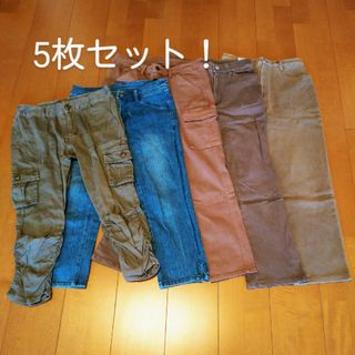 ユニクロ(UNIQLO)の5枚！クロップド★ユニクロ・シンプルライフ　美品(クロップドパンツ)