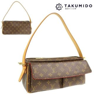 ルイヴィトン(LOUIS VUITTON)のルイヴィトン ショルダーバッグ ヴィバシテMM M51164 中古 モノグラム ライン ブラウン LOUIS VUITTON 【中古】 | レディース 肩掛け ファッション 茶色 バック ルイビトン ブランド Aランク(ショルダーバッグ)