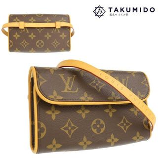 ルイヴィトン(LOUIS VUITTON)のルイヴィトン ウエストポーチ ポシェット フロランティーヌ M51855 中古 モノグラム ブラウン レザー LOUIS VUITTON 【中古】 | バック シンプル ボディバッグ ファッション レディース カバン 鞄 ブランド ABランク(ボディバッグ/ウエストポーチ)