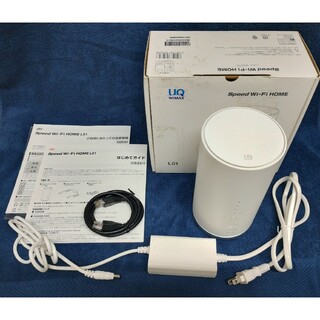 UQ Speed Wi-Fi HOME L01 HWS31 ホワイトWi-Fi…