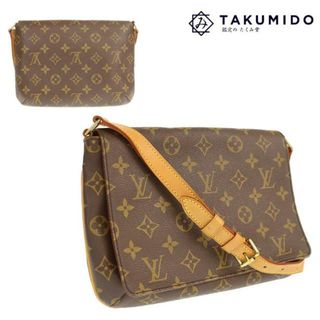 ルイヴィトン(LOUIS VUITTON)のルイヴィトン ショルダーバッグ ミュゼットタンゴ ショートショルダー 中古 M51257 モノグラム ブラウン LOUIS VUITTON 【中古】 | バック 肩掛け シンプル 茶 定番 ショートストラップ レディース ファッション 鞄 LV ビトン カバン ブランド ABランク(ショルダーバッグ)