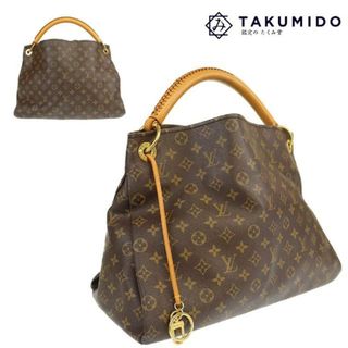 ルイヴィトン(LOUIS VUITTON)のルイヴィトン ワンショルダーバッグ アーツィー MM 中古 M40249 モノグラム ライン LOUIS VUITTON 【中古】 | 肩掛け バック カバン レディース ファッション ルイビトン LV 茶色 ブランド ABランク(ショルダーバッグ)