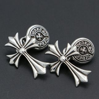 クロムハーツ(Chrome Hearts)のクロムハーツ【CHROMEHEARTS】 タイニーCHクロスカフス / ホースシュー / 11.0g【中古】121526(その他)