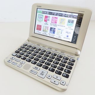 カシオ(CASIO)のM05 美品 電子辞書 シニア向け CASIO カシオ XD-SG6850 あおいえお順キーボード 説明書付き(その他)