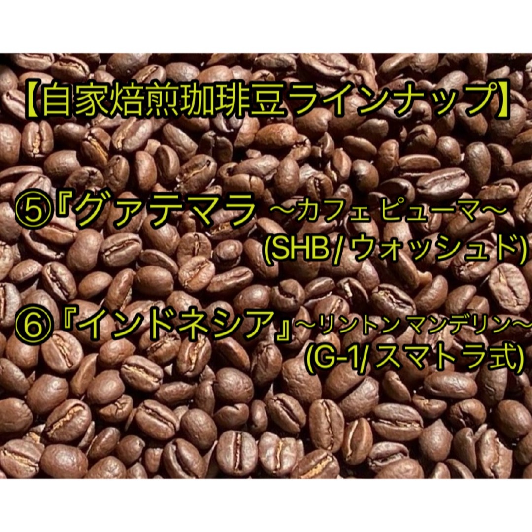 【自家焙煎珈琲豆】100g×お好きな2種セット 食品/飲料/酒の飲料(コーヒー)の商品写真