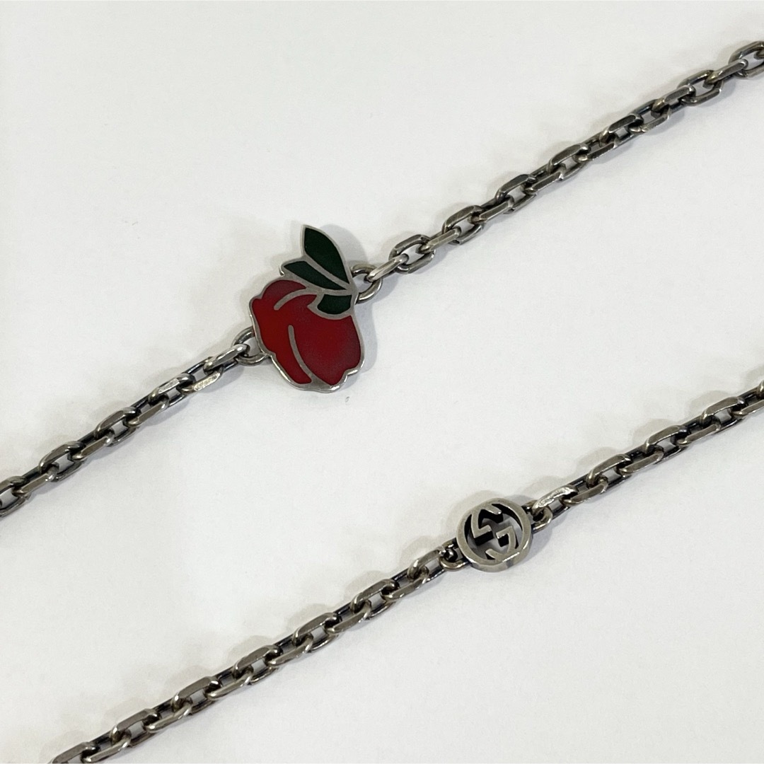 Gucci(グッチ)の美品 正規品 GUCCI グッチ ネックレス ディズニー ドナルド シルバー  レディースのアクセサリー(ネックレス)の商品写真