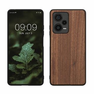 【色:こげ茶色】kwmobile スマホケース 対応: Xiaomi Redmi