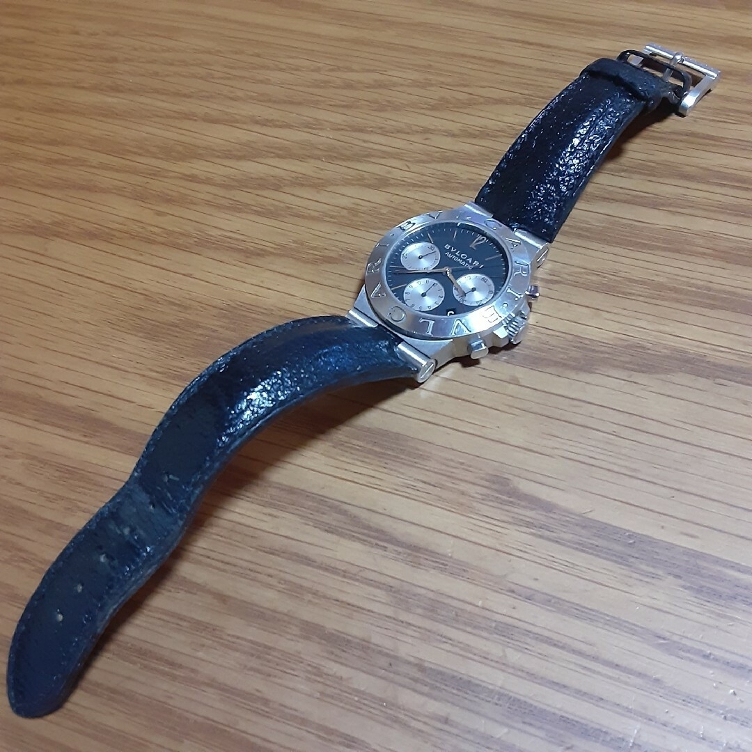 BVLGARI(ブルガリ)のブルガリ　ディアゴノスポーツ　クロノグラフ　自動巻きメンズ腕時計　正常稼働 メンズの時計(腕時計(アナログ))の商品写真