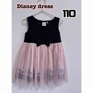 ディズニー(Disney)の【Disneydress】チュールワンピ♡110(ワンピース)