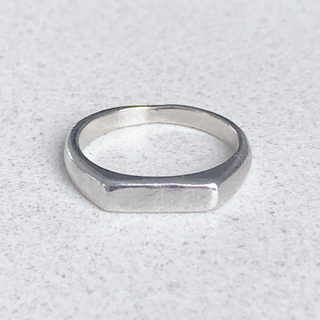 美品 K18刻印 シグネットファッションリング(リング(指輪))