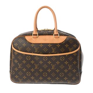 ルイヴィトン(LOUIS VUITTON)のルイヴィトン モノグラム ドーヴィル ハンドバッグ ブラウン(ハンドバッグ)