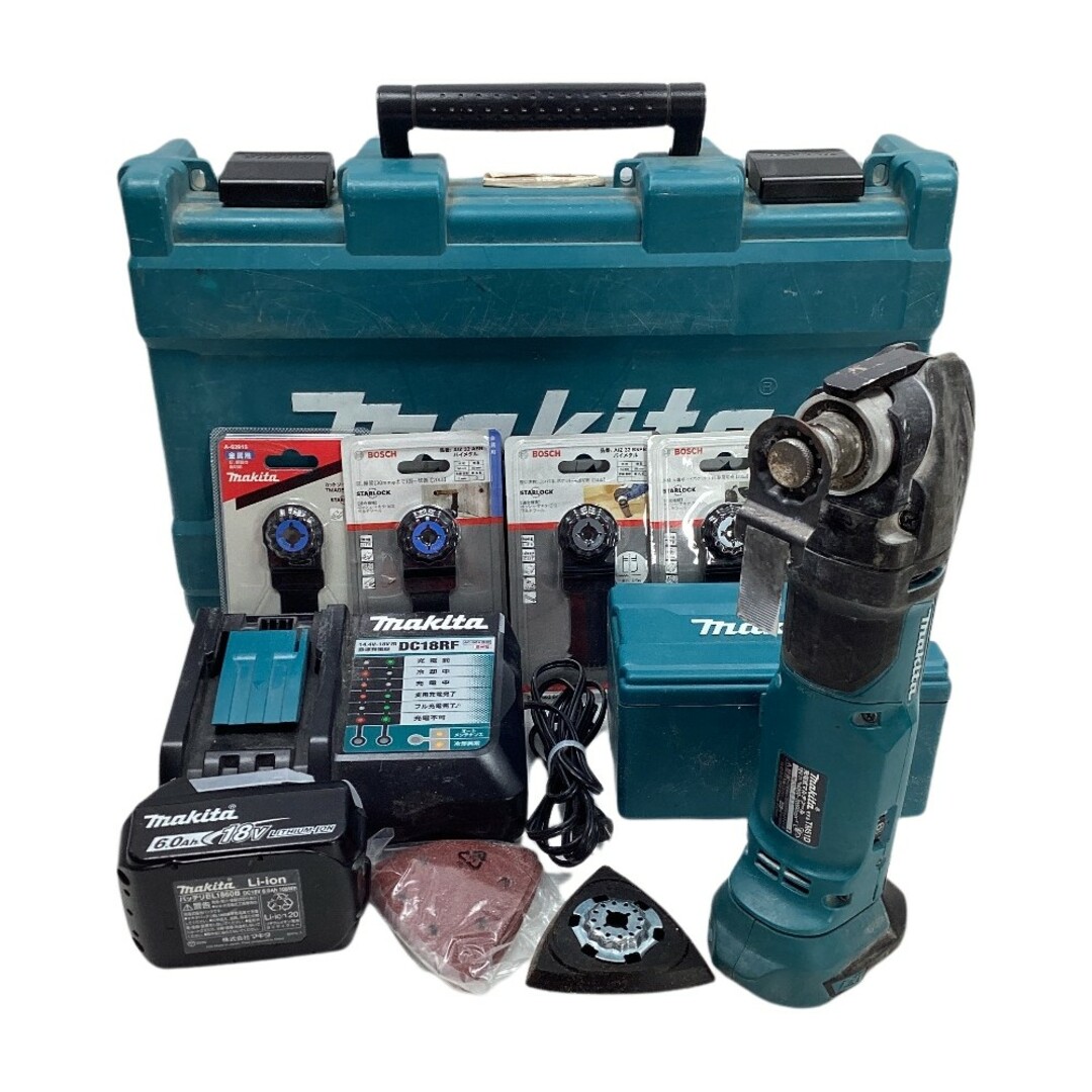 Makita(マキタ)の◇◇MAKITA マキタ マルチツール 充電器・充電池1個・ケース付 コードレス式 TM51D ブルー その他のその他(その他)の商品写真