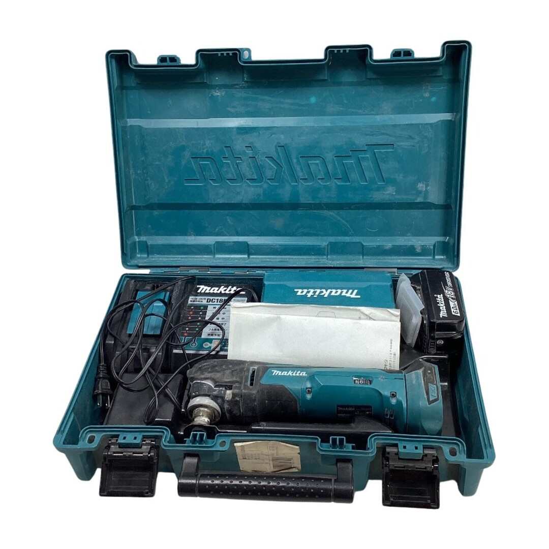 Makita(マキタ)の◇◇MAKITA マキタ マルチツール 充電器・充電池1個・ケース付 コードレス式 TM51D ブルー その他のその他(その他)の商品写真