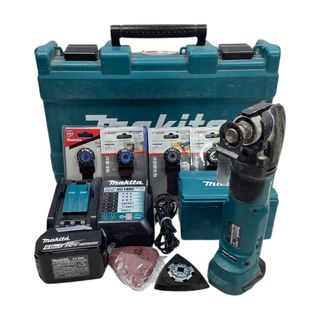 マキタ(Makita)の◇◇MAKITA マキタ マルチツール 充電器・充電池1個・ケース付 コードレス式 TM51D ブルー(その他)