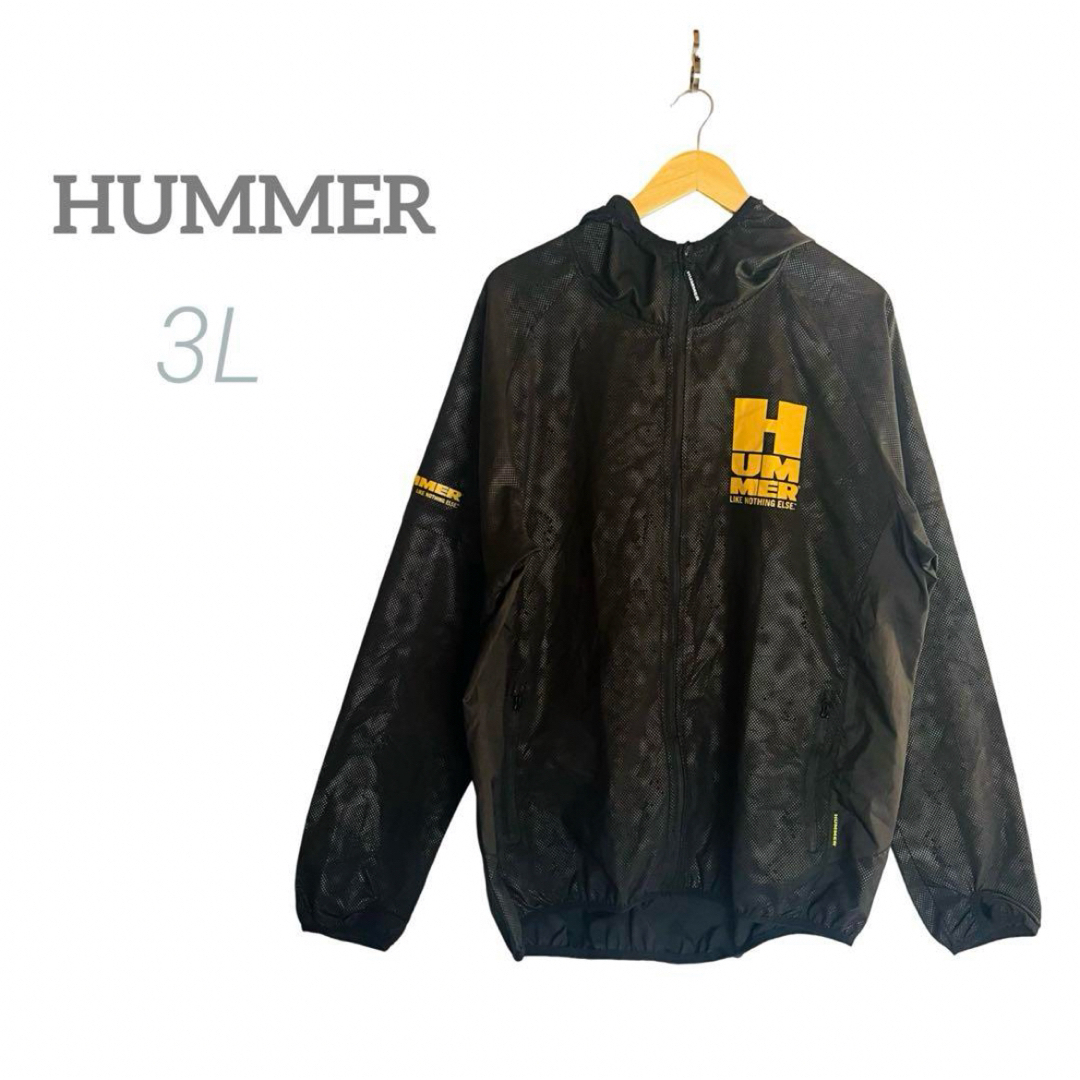 HUMMER(ハマー)のHUMMER 通年作業服 3L 作業着 2WAY ストレッチパーカー メンズのジャケット/アウター(ナイロンジャケット)の商品写真