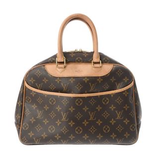 ルイヴィトン(LOUIS VUITTON)のルイヴィトン モノグラム ドーヴィル ハンドバッグ ブラウン(ハンドバッグ)