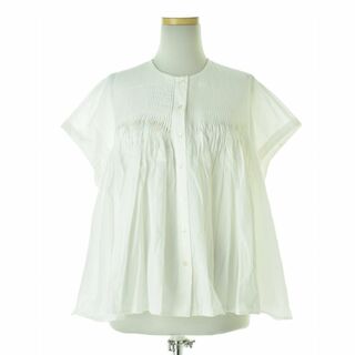 【mizuiro-ind】1-239602 コットンピンタックシャツ(シャツ/ブラウス(半袖/袖なし))