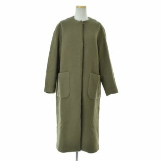 【CLANE】NO COLLAR MAXI COAT ウールコート(ロングコート)