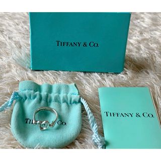 ティファニー(Tiffany & Co.)のTIFFANY ティファニー　オープンハートリング　シルバー(リング(指輪))