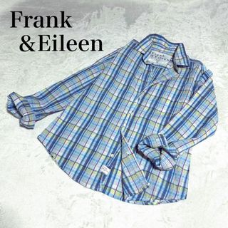 フランクアンドアイリーン(Frank&Eileen)のFrank＆Eileen BARRY スキッパーシャツ　チェック　XS(M相当)(シャツ/ブラウス(長袖/七分))