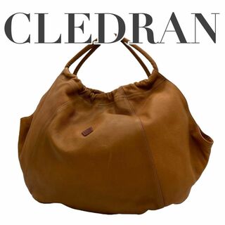 クレドラン(CLEDRAN)の美品　CLEDRAN クレドラン　s5 レザー　ハンドバッグ　ライトブラウン(ハンドバッグ)