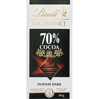 リンツ(Lindt)のリンツ エクセレンス・70%カカオ 100g×4個(菓子/デザート)