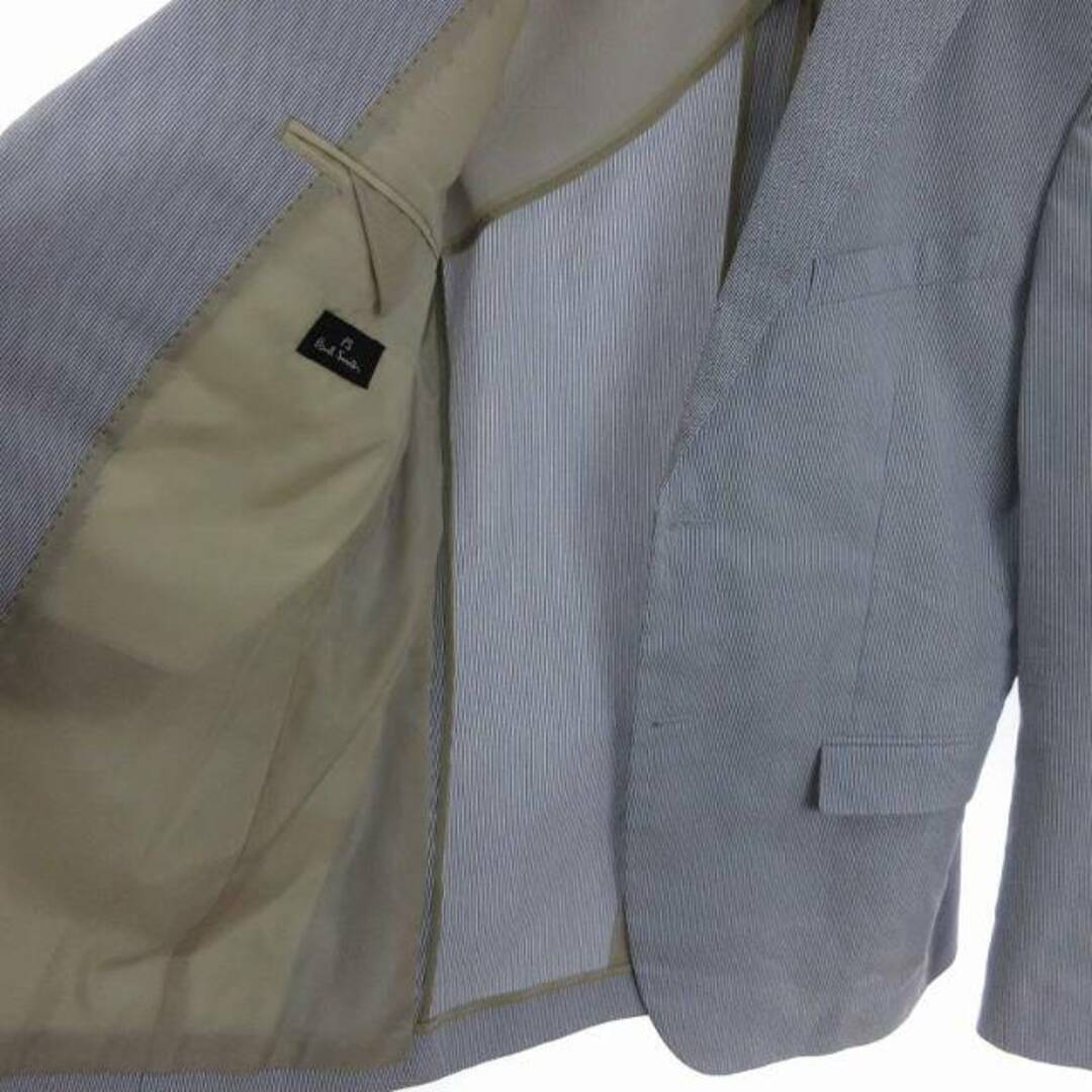 Paul Smith(ポールスミス)のポールスミス  ピーエス テーラードジャケット ストライプ 青 M ■SM1 メンズのジャケット/アウター(テーラードジャケット)の商品写真