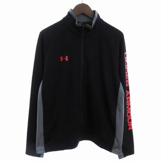 アンダーアーマー(UNDER ARMOUR)のアンダーアーマー トレックジャケット ジャージ ランニングウェア 黒 ■SM1(ジャージ)