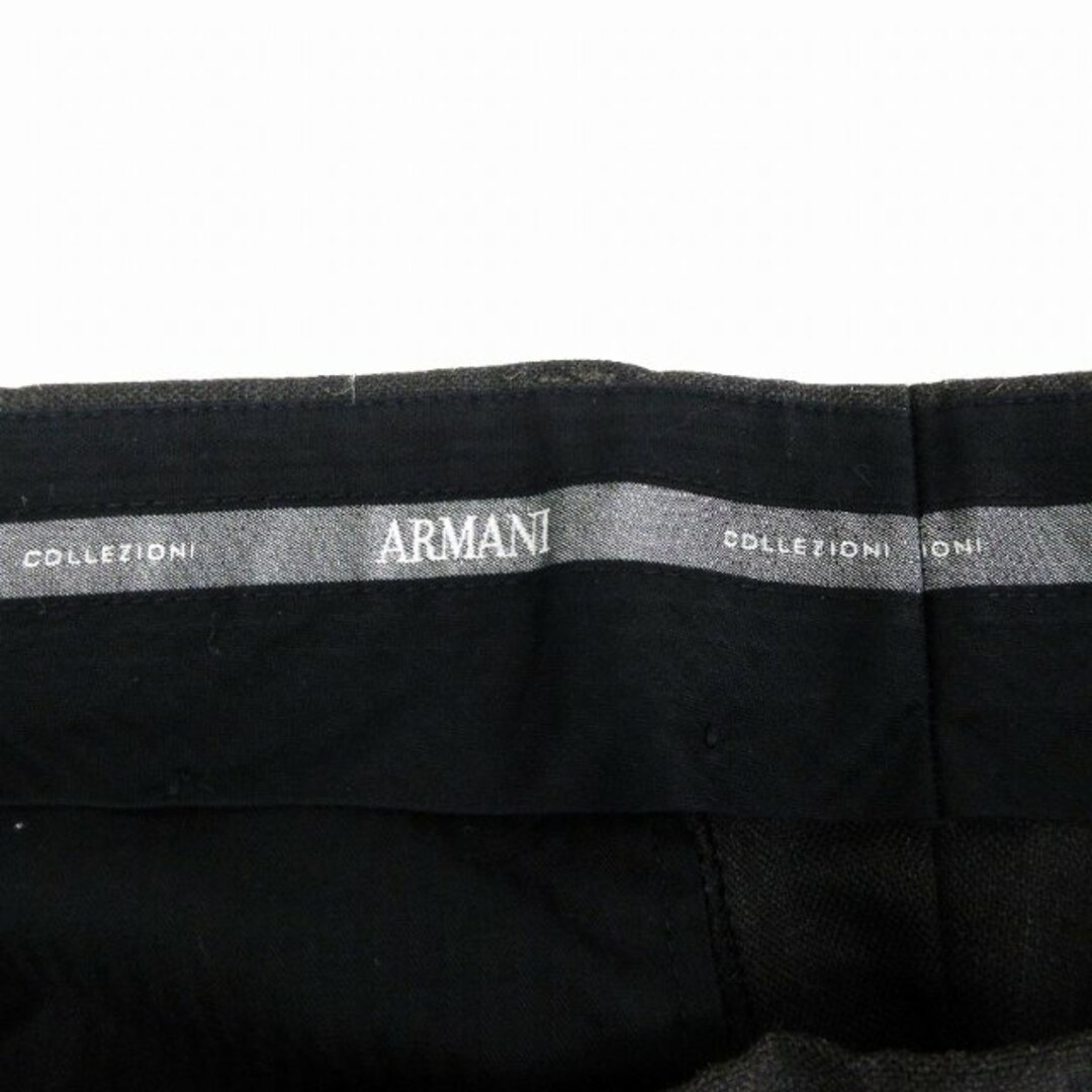 ARMANI COLLEZIONI(アルマーニ コレツィオーニ)のアルマーニ コレツィオーニ スラックス パンツ チャコール 48 M位 ■SM メンズのパンツ(スラックス)の商品写真