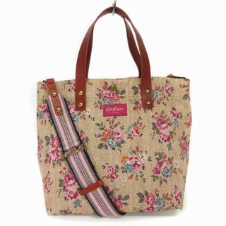 キャスキッドソン(Cath Kidston)のキャスキッドソン ハンドバッグ ショルダー 2way 花柄 ベージュ 鞄(ハンドバッグ)