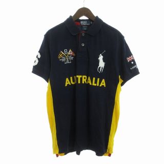 ポロラルフローレン(POLO RALPH LAUREN)のポロ バイ ラルフローレン ポロシャツ 半袖 ビックポニー コットン 紺 XL(ポロシャツ)