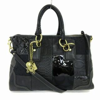 コーチ(COACH)のコーチ トート ショルダーバッグ 2way パッチワーク 12479 黒(トートバッグ)