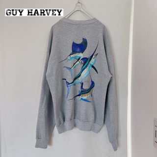 【希少♡】GUY HARVEY スウェット　トレーナー　カジキ(スウェット)