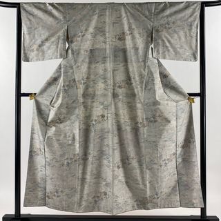 大島紬 身丈154.5cm 裄丈64cm 正絹 美品 逸品 【中古】(着物)